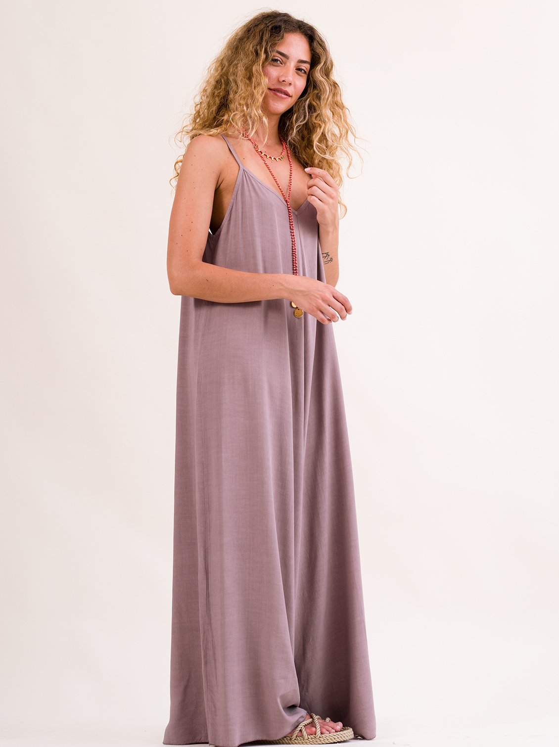 Catalina Mauve Jumpsuit - ΡΟΥΧΑ