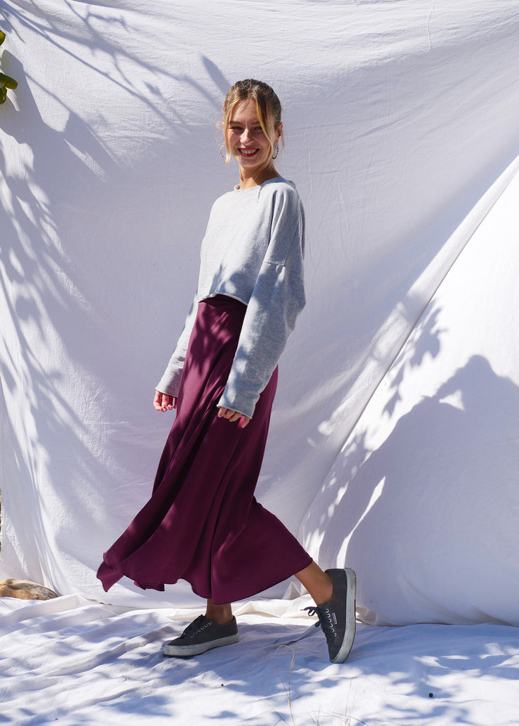 Alanis Cabernet Skirt - FallWinter