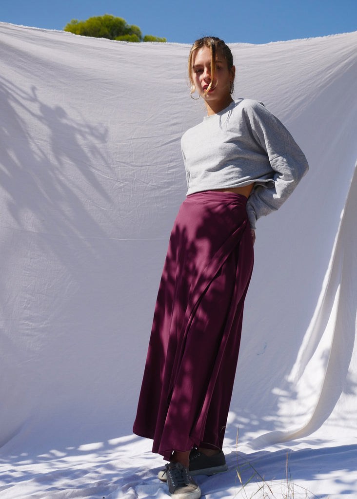 Alanis Cabernet Skirt - FallWinter