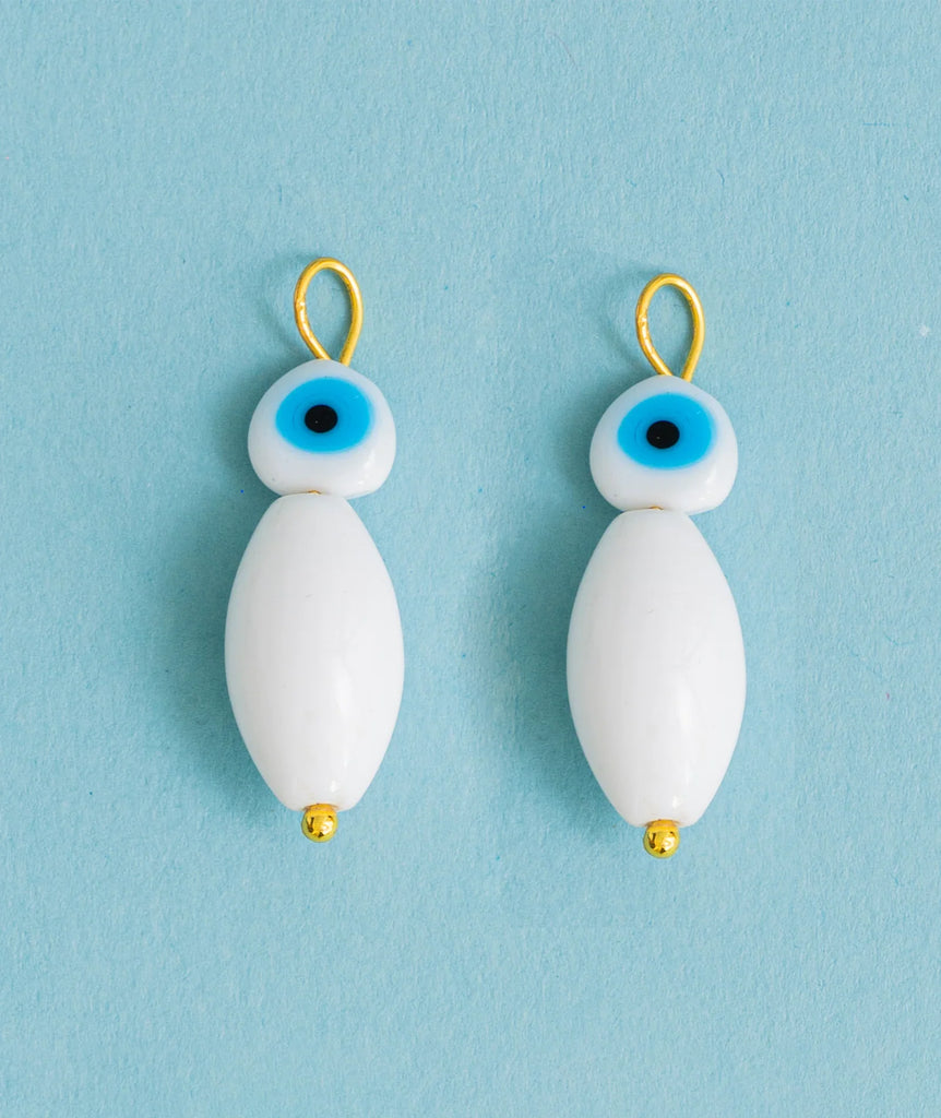 Set of Mood Charms - Bright Eyes — Eye bead charms detail — MYFASHIONFRUIT