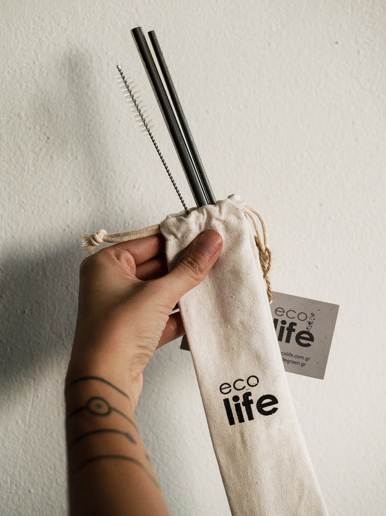Ecolife Stainless Steel Straws Set