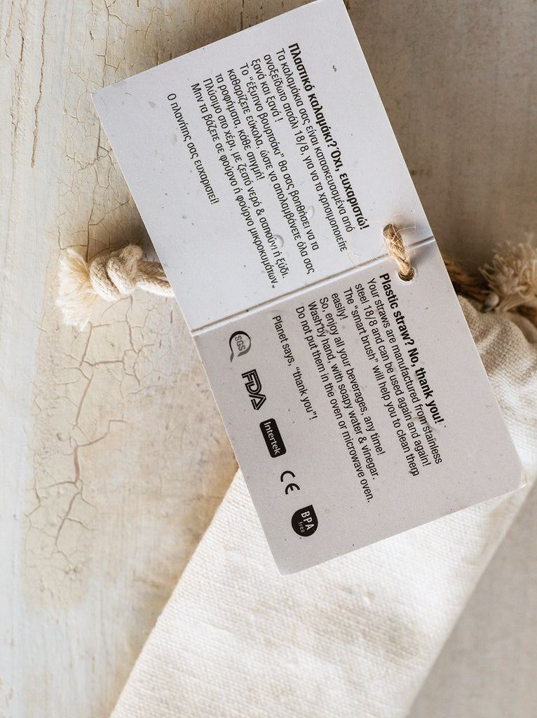 Ecolife Stainless Steel Straws Set