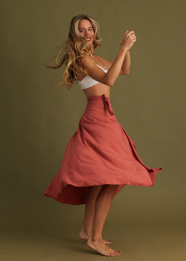 Alanis Guava Skirt