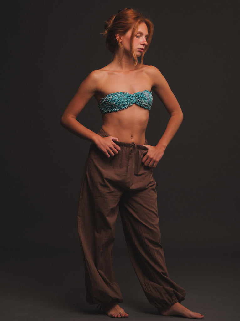 Almyra Pants — Brown on model — MYFASHIONFRUIT