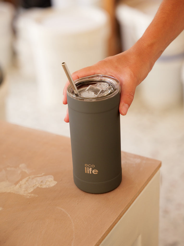 Ecolife Stone Grey Coffee Thermos