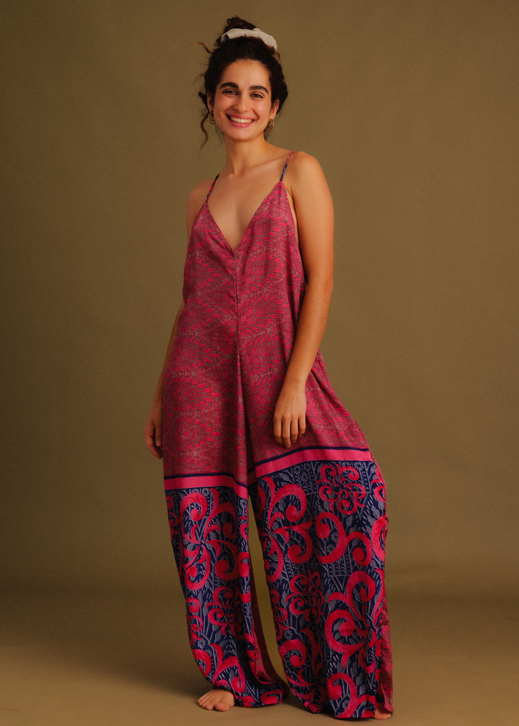Esha Silk Jumpsuit