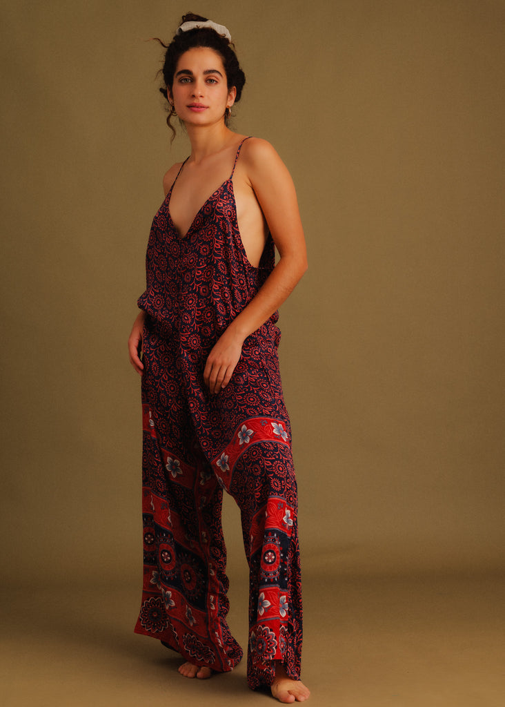 Esha Silk Jumpsuit