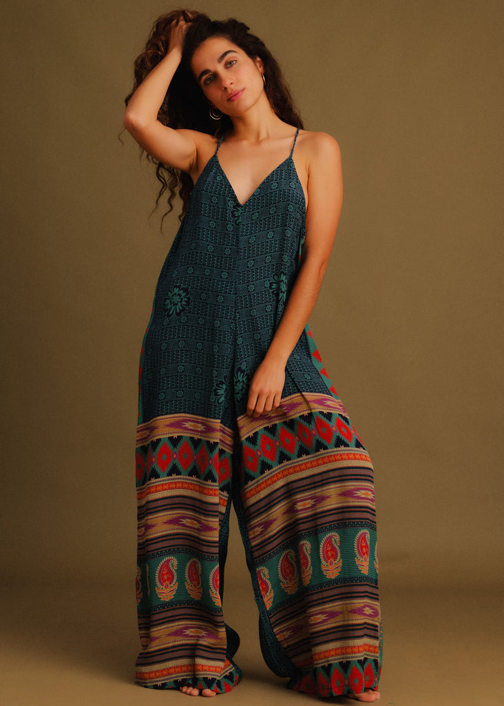 Esha Silk Jumpsuit