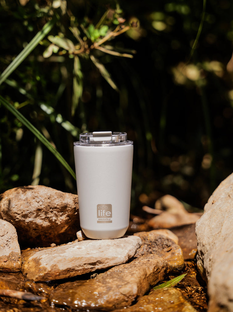Ecolife Pure Grey Coffee Thermos