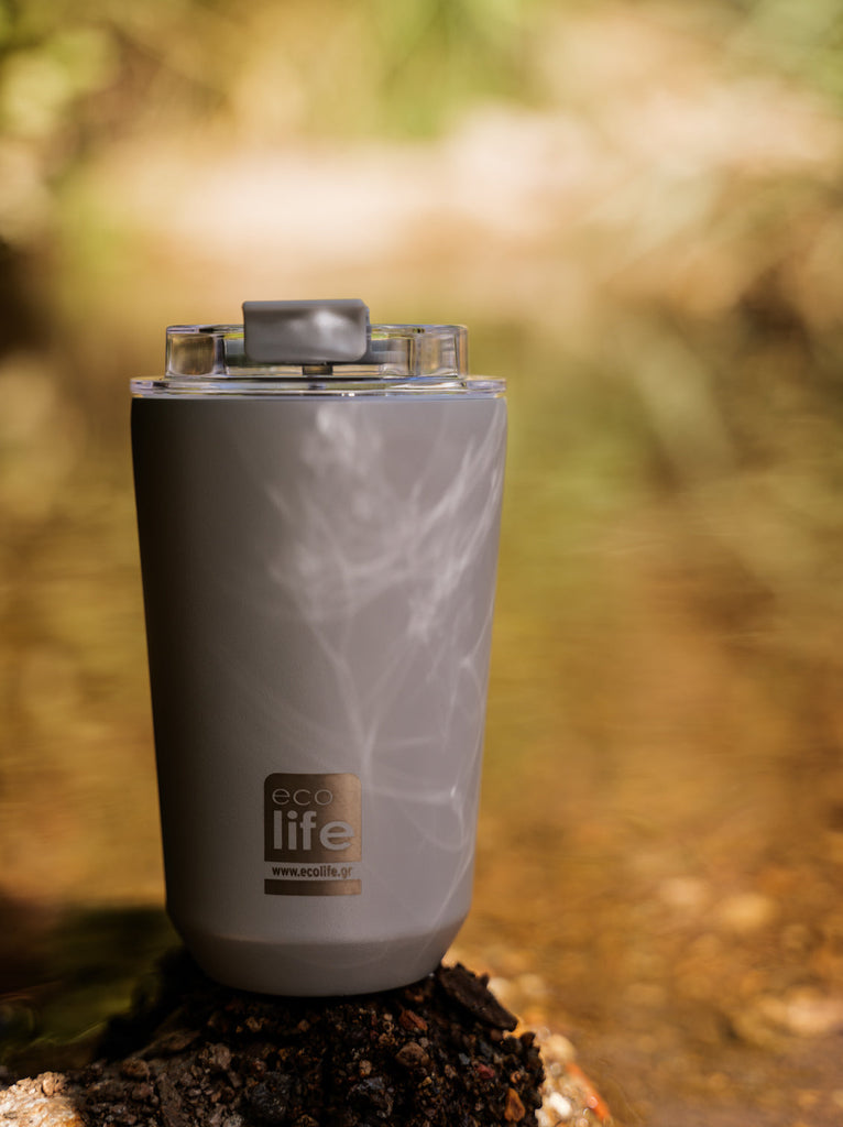 Ecolife Pure Grey Coffee Thermos