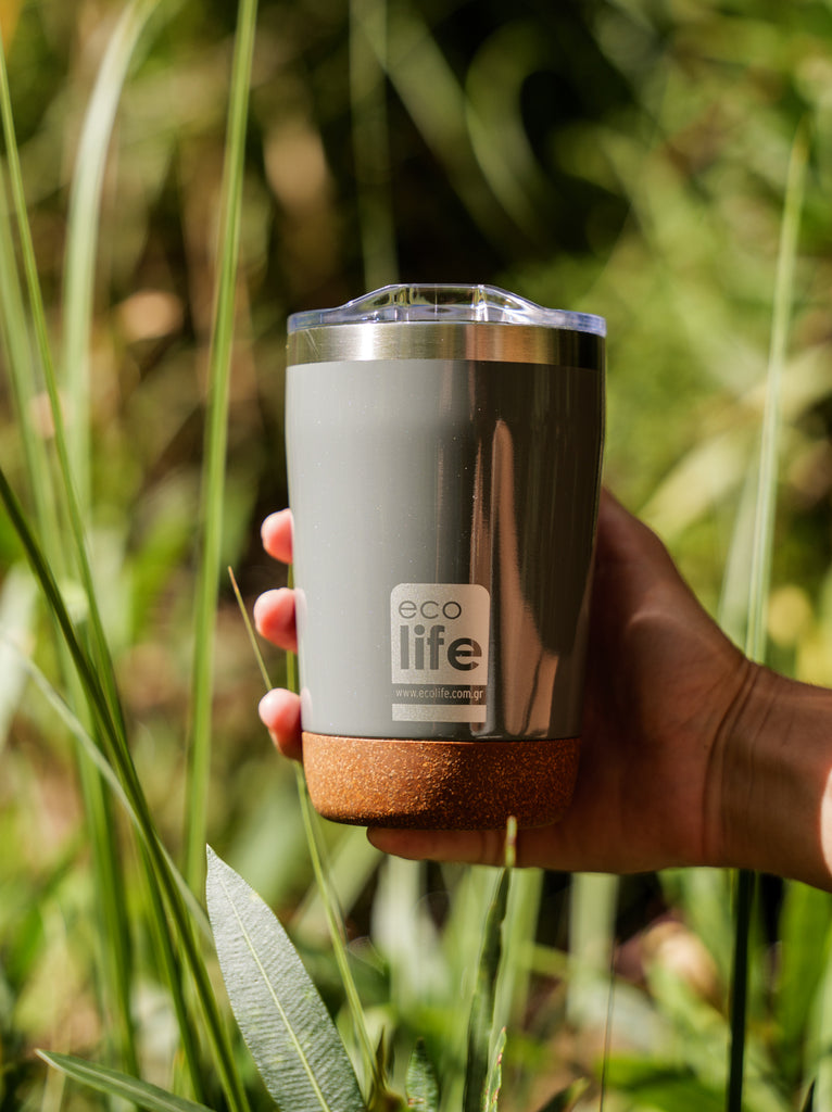 Ecolife Coffee Light Grey Thermos