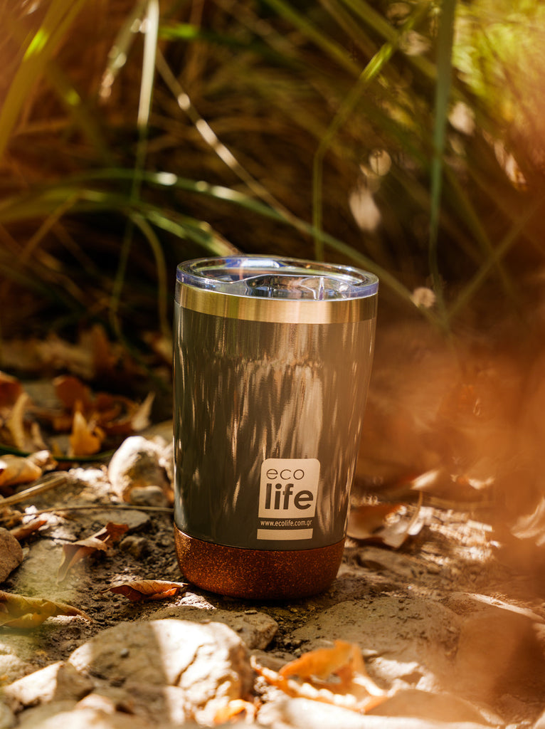 Ecolife Coffee Light Grey Thermos