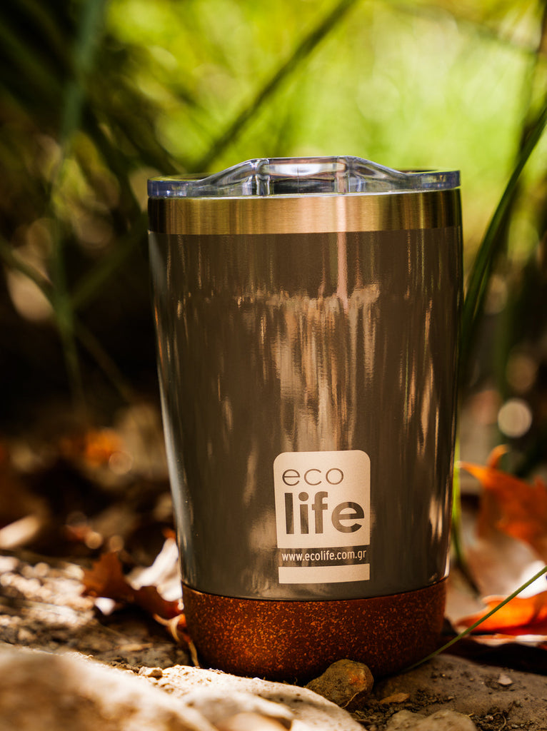 Ecolife Coffee Light Grey Thermos