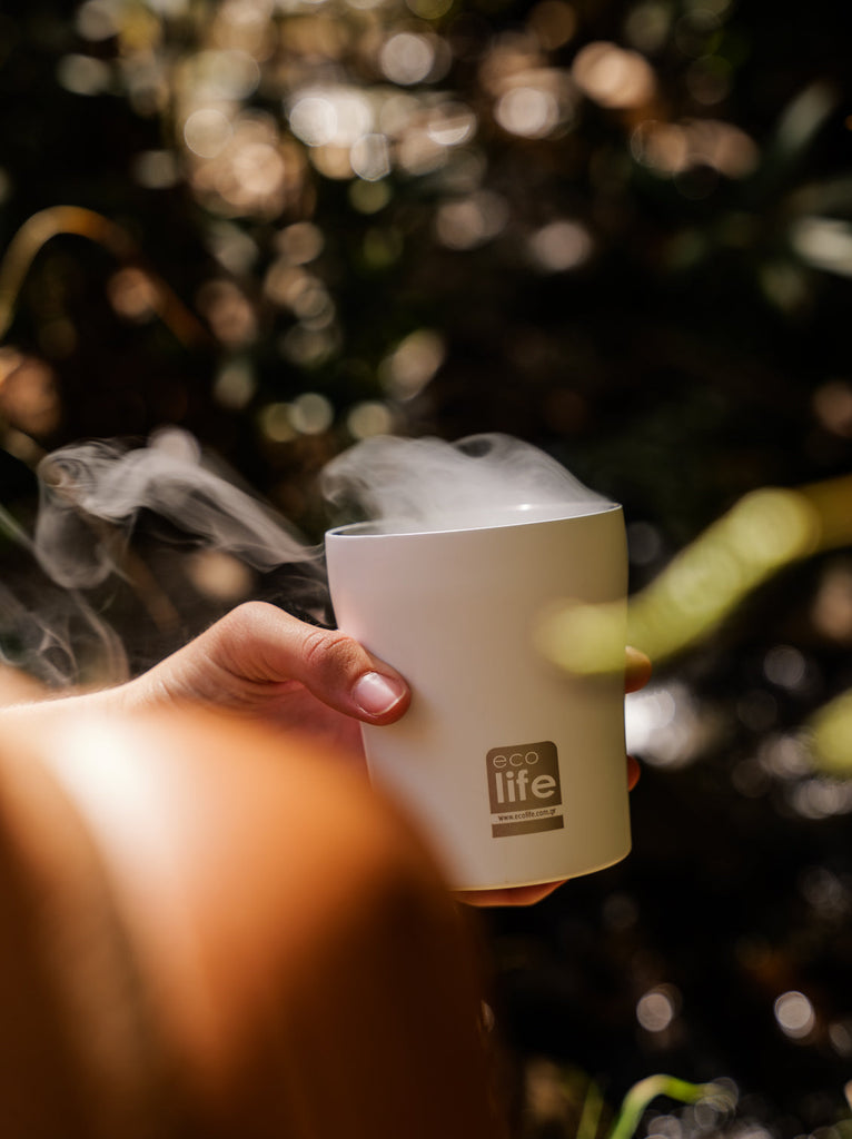 Ecolife White Coffee Thermos