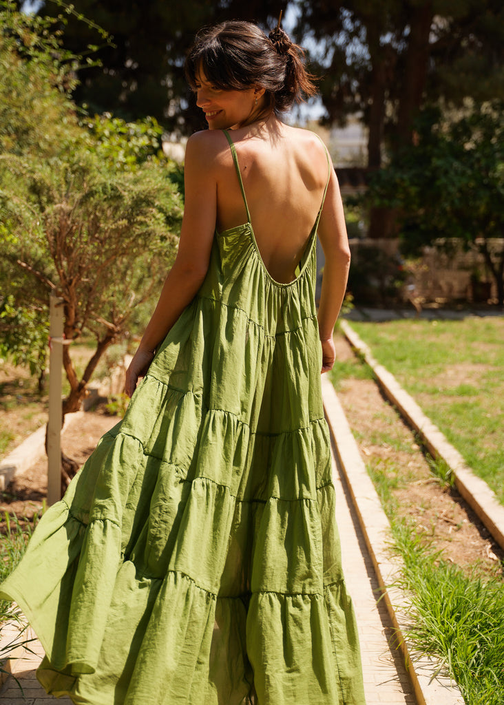 Hannah Dress — Green