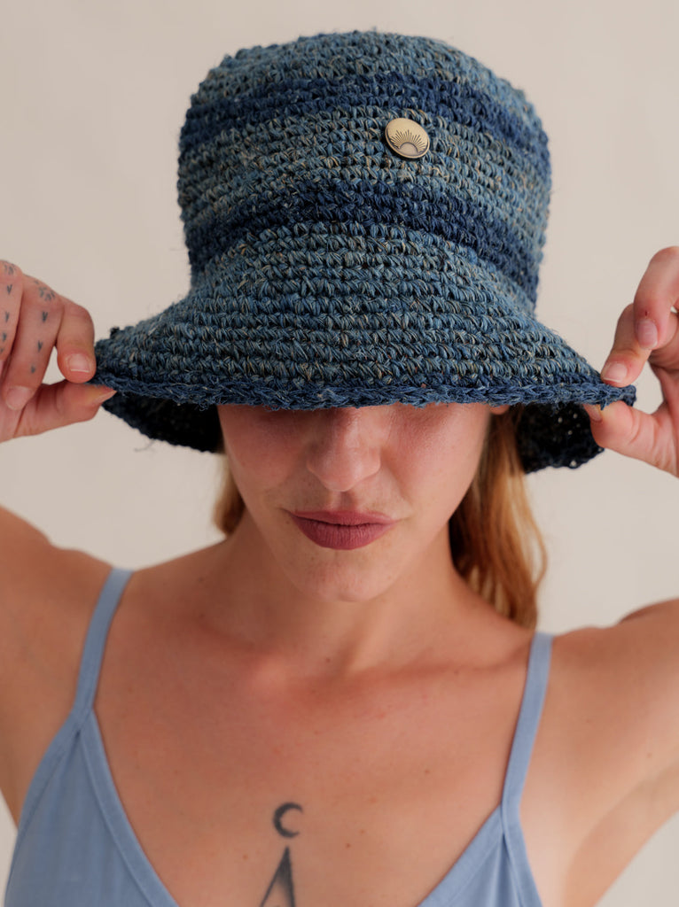 Crochet Hat - Azul