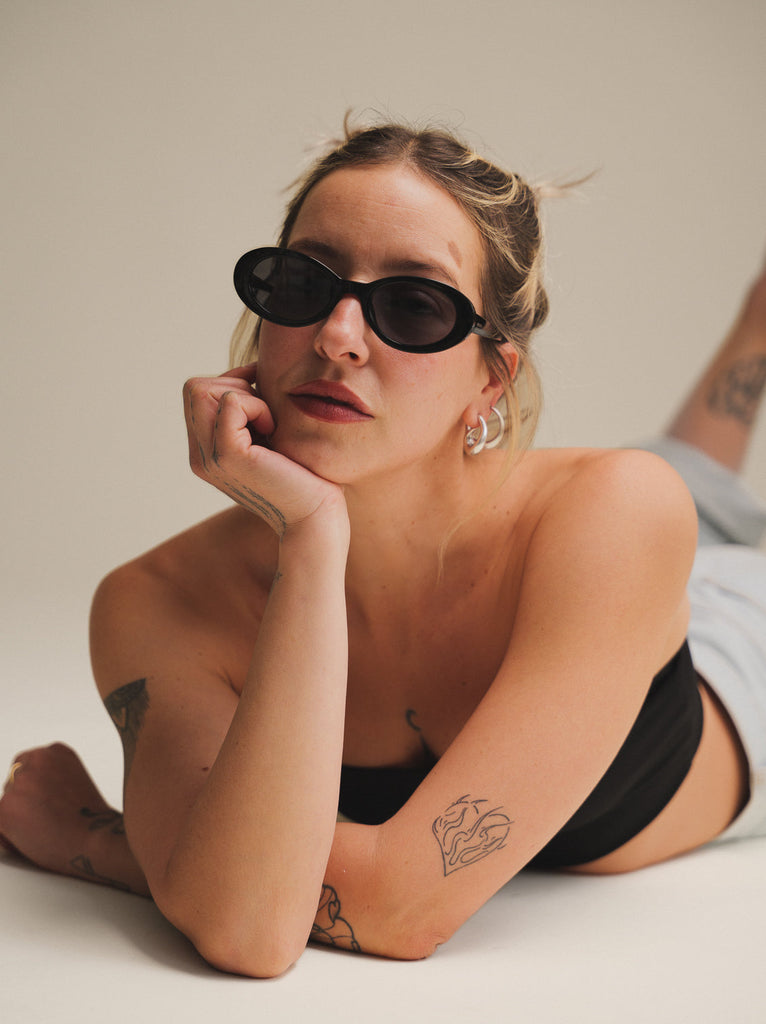 Komono ANA Black Sunglasses