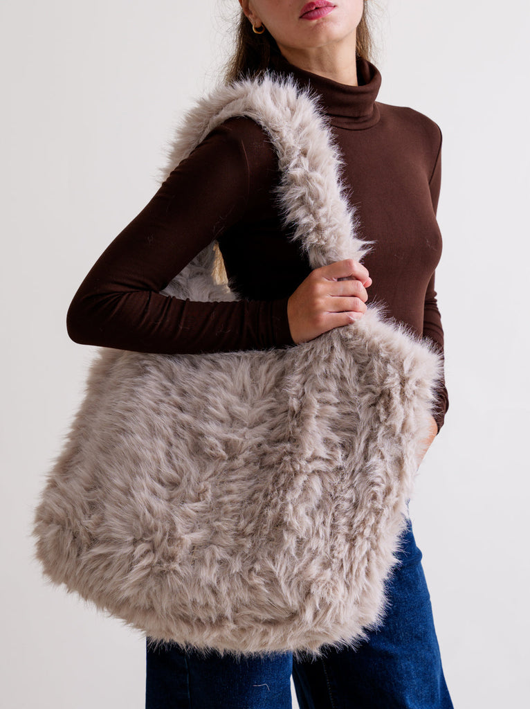 Marcelle Fur Bag