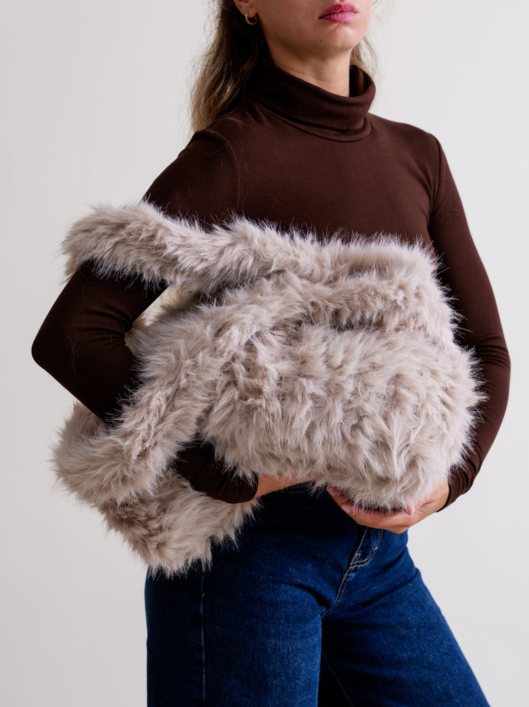 Marcelle Fur Bag