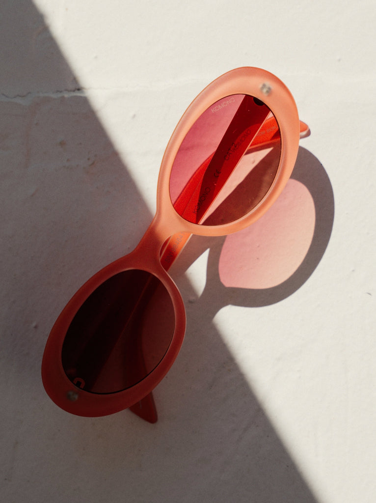 Komono ANA Velvet Coral Sunglasses