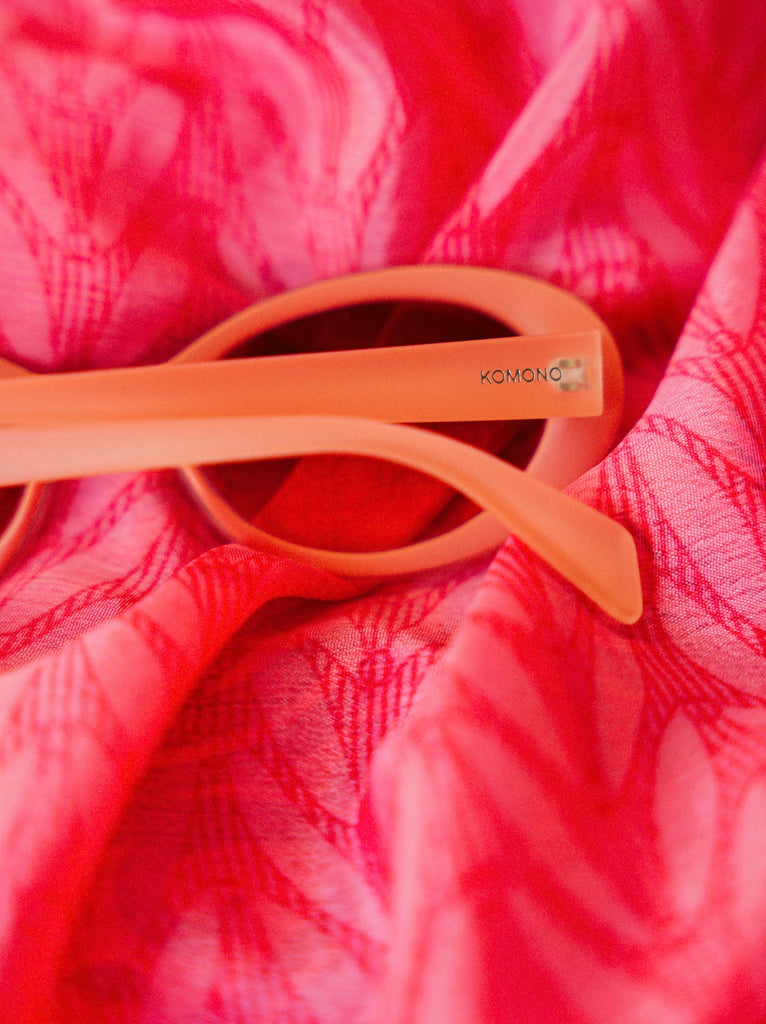 Komono ANA Velvet Coral Sunglasses