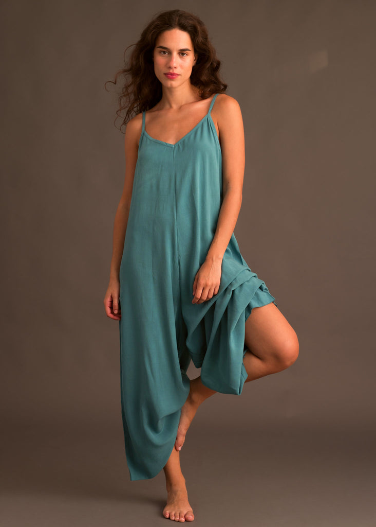Catalina Turquoise Jumpsuit