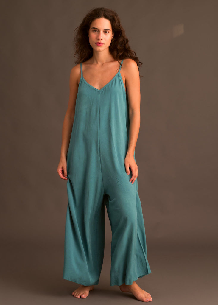 Catalina Turquoise Jumpsuit