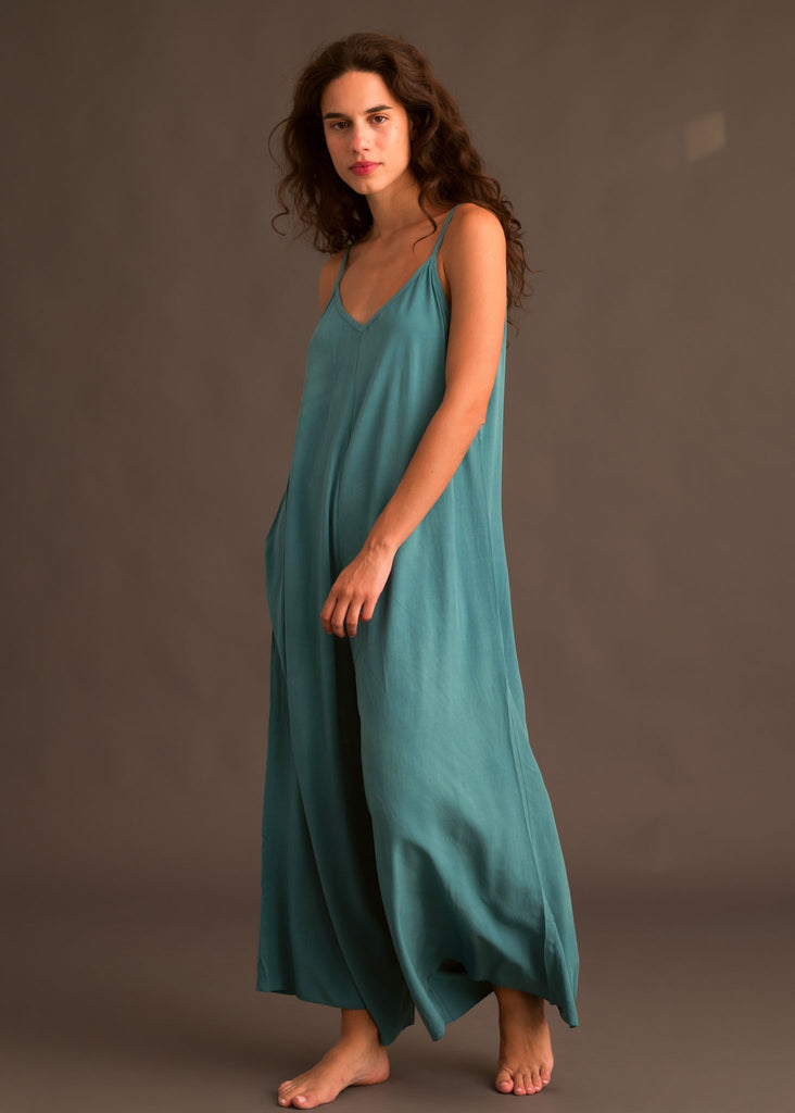 Catalina Turquoise Jumpsuit