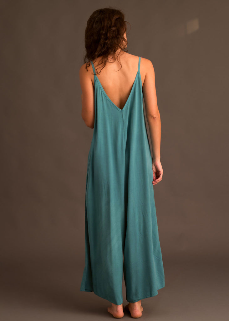 Catalina Turquoise Jumpsuit