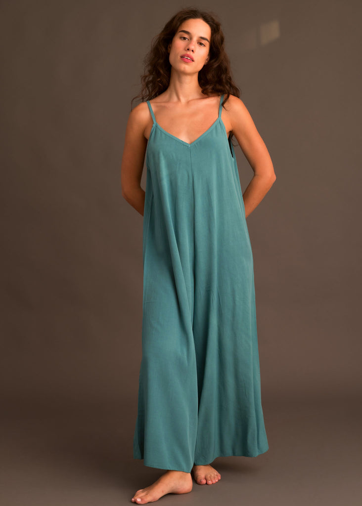 Catalina Turquoise Jumpsuit