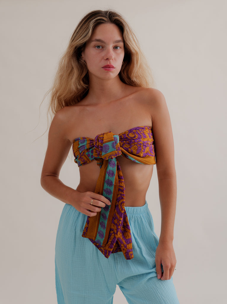 Bijal Silk Scarf - Multicolored