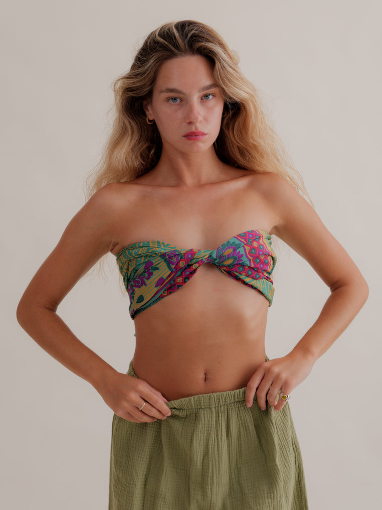 Bijal Silk Scarf - Multicolored