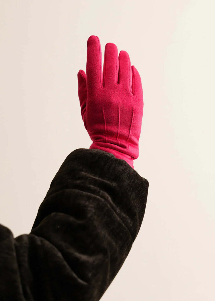 Claire Gloves — Pink glove on model — MYFASHIONFRUIT