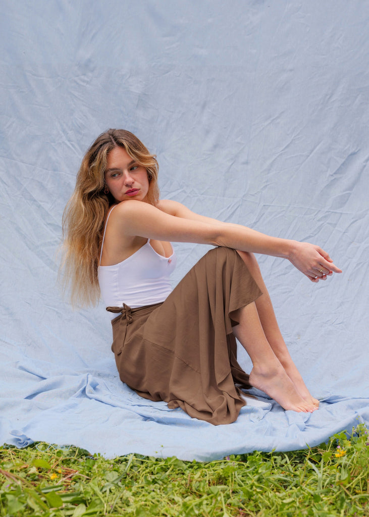 Alanis Mocha Skirt