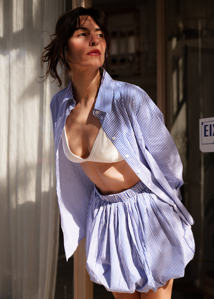 Azzurra Set - Shirt & Skirt