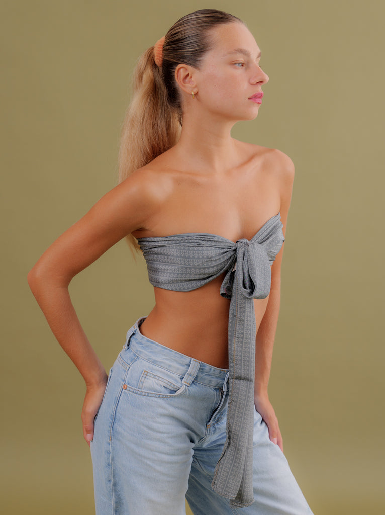 Bijal Silk Scarf - Light Earthies