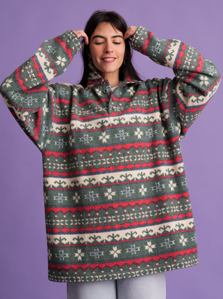 Vintage Mock-neck Fleece