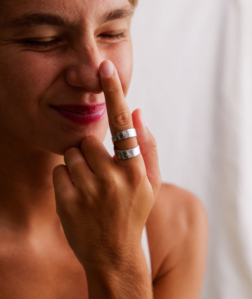 Fall Apart Silver Ring