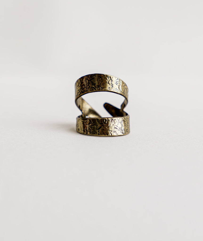 Fall Apart Bronze Ring