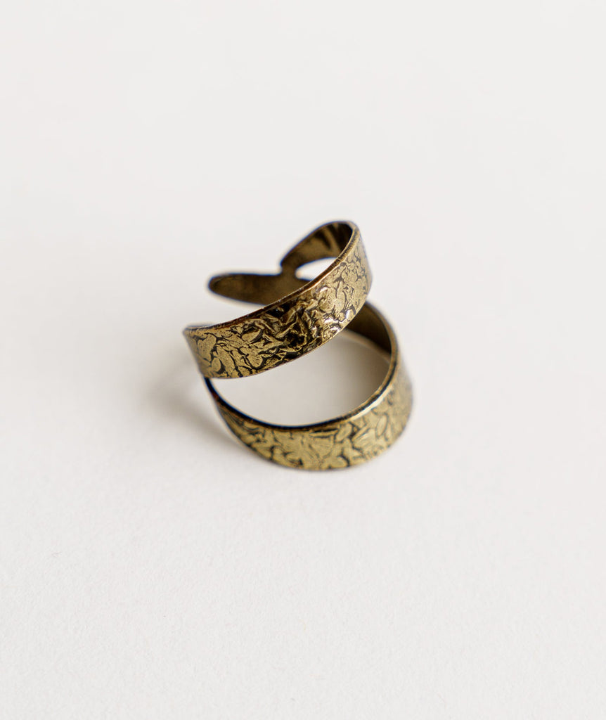Fall Apart Bronze Ring