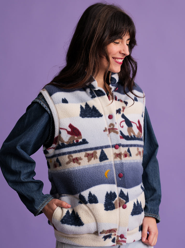 Vintage Fleece Vest