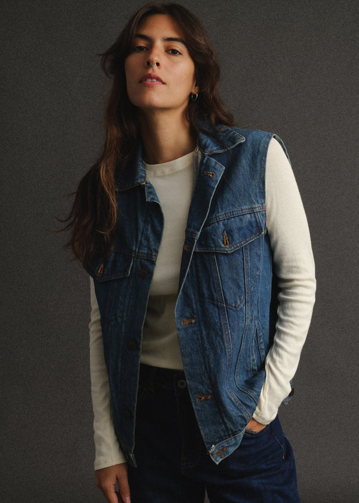 Vintage Denim Vest