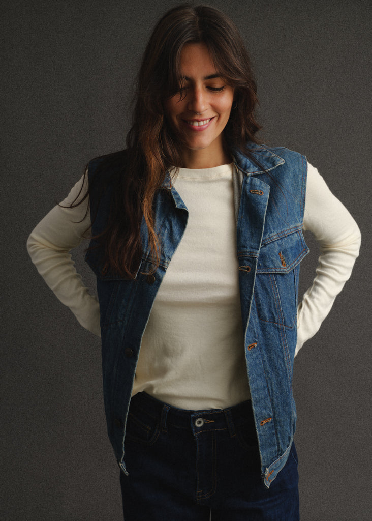 Vintage Denim Vest