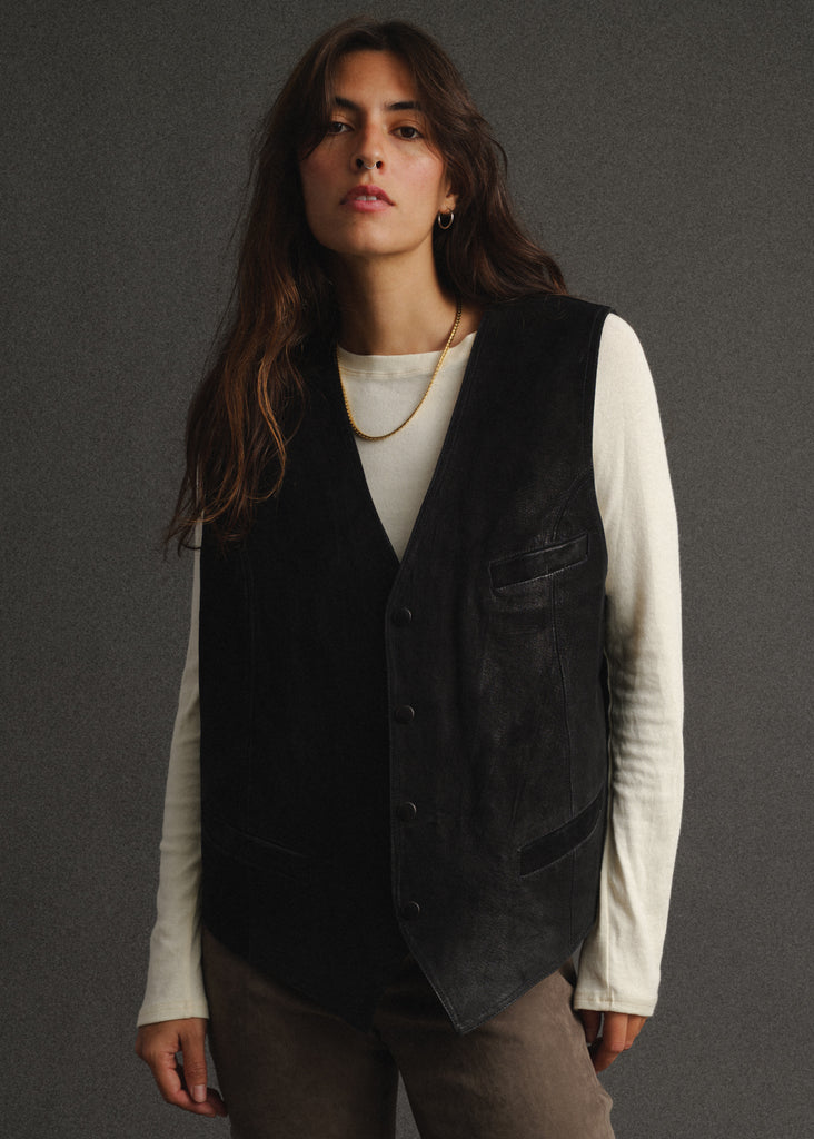 Vintage Leather Vest
