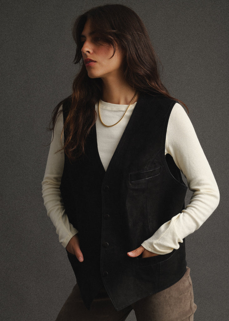 Vintage Leather Vest