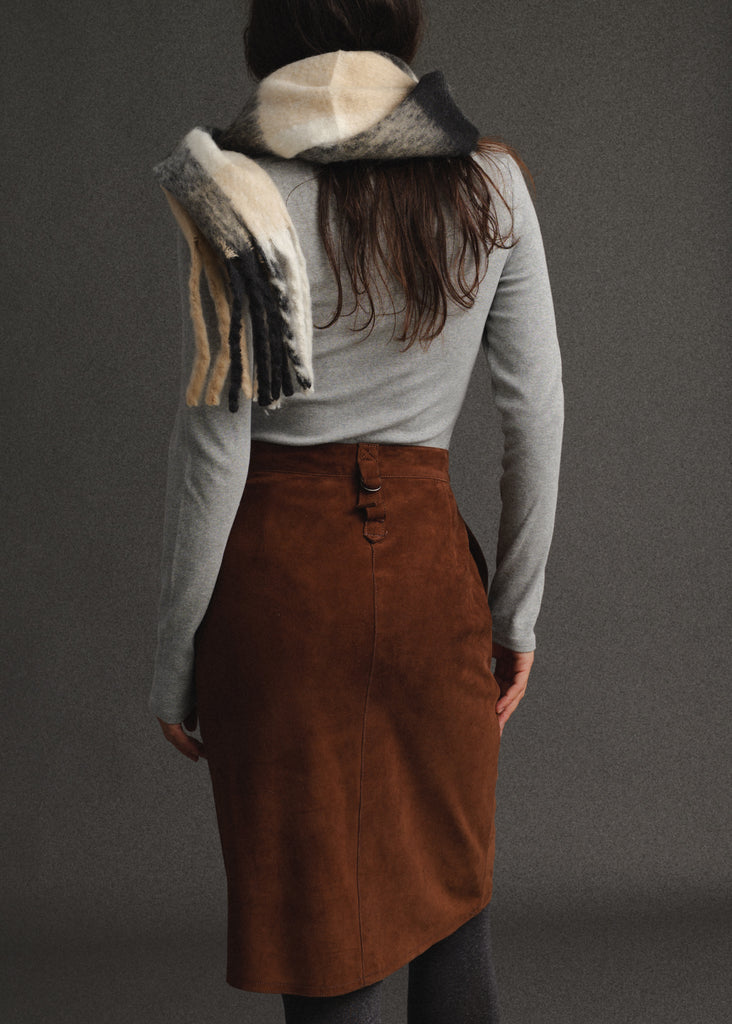 Vintage Suede Skirt
