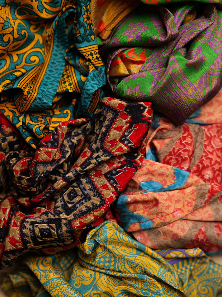 Bijal Silk Scarf - Multicolored