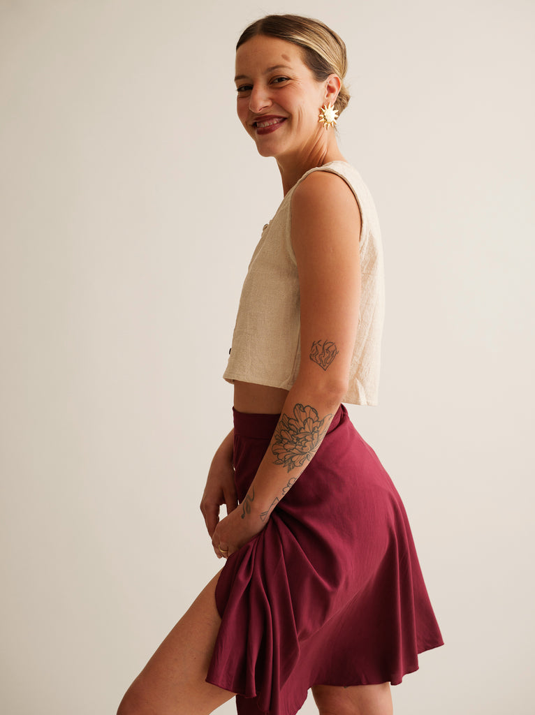 Alis Syrah Skirt