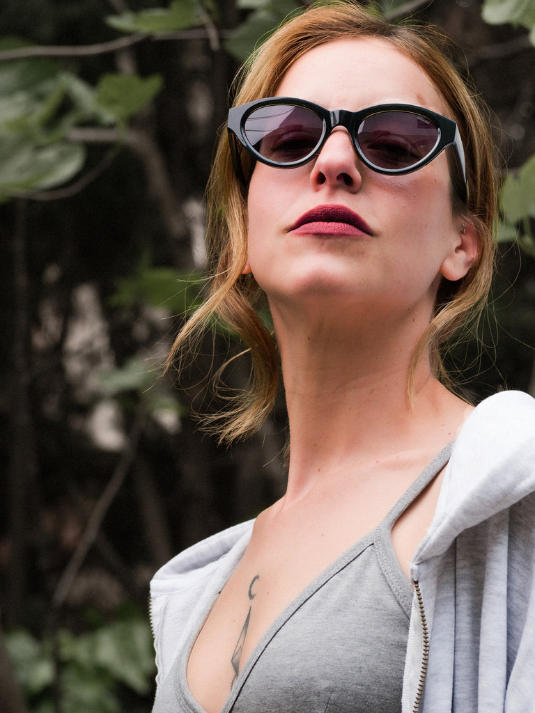 Komono KIKI Black Sage Sunglasses