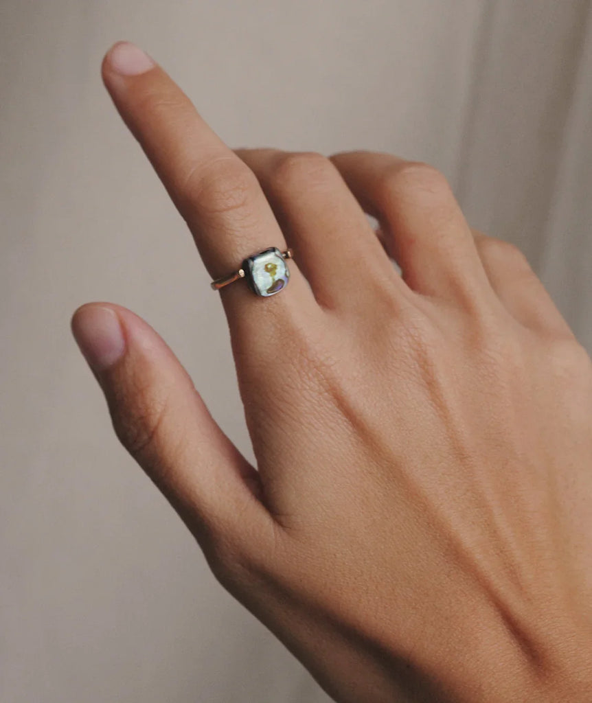 Sally Ring — Detail on model's hand — MYFASHIONFRUIT